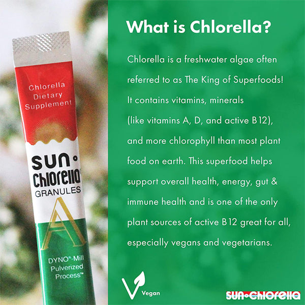 Sun Chlorella Granules 3g Stick Packs