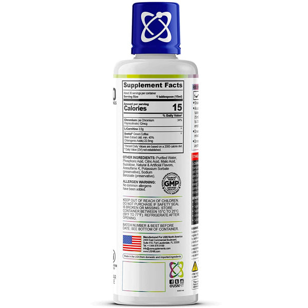 usn l carnitine USN L-CarniCut 3500 Liquid 30 Servings