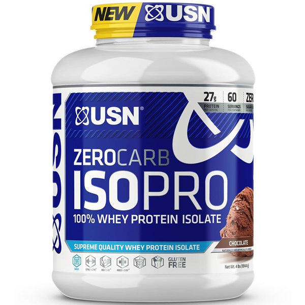 USN Zero Carb IsoPro 100% Whey Protein Isoalte 4lbs