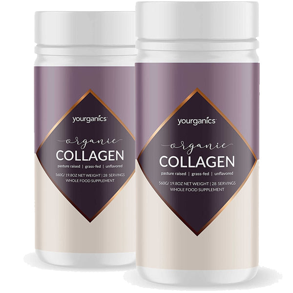 2 x 28 Servings Yourganics Grass Fed Collagen Protein