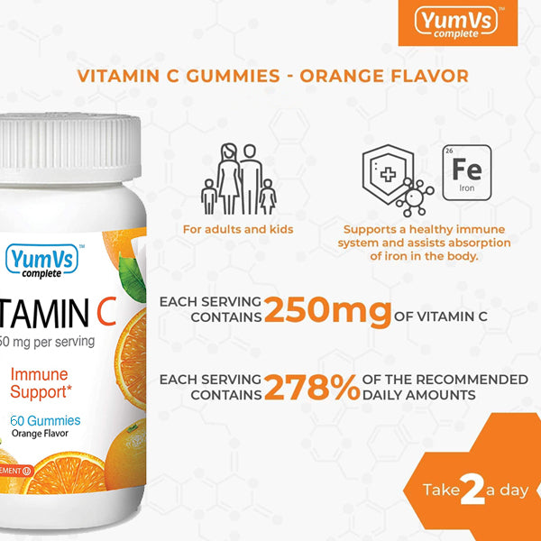Yum-V's Complete 250mg Vitamin C Gummies