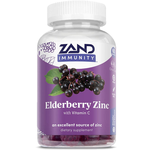 Zand Immunity Elderberry Zinc Gummies with Vitamin C