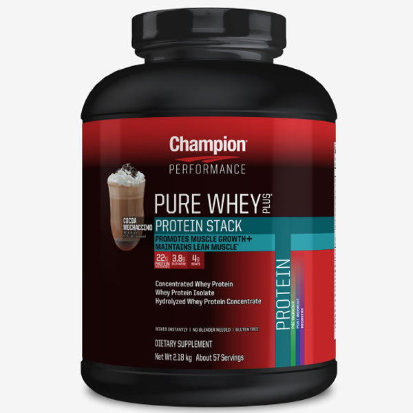 2 x 4.8lbs Champion Performance Pure Whey Plus Protein Stack