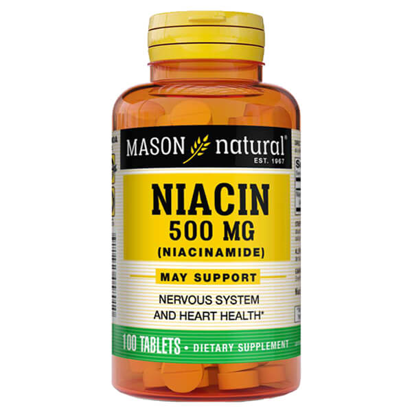 Mason Natural Niacin 500mg 100ct
